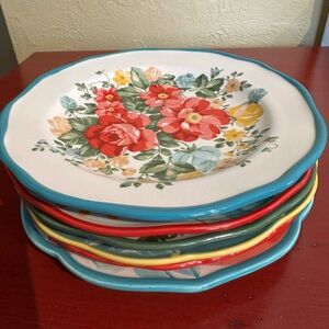 Pioneer Woman 9” plates - set of 6